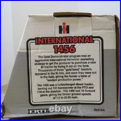 Ertl International Harvester 1456 Tractor #1Gold Demo 1/16 IH-4651-12DA-B2