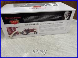 FIRESTONE WHEELS OF TIME INTERNATIONAL HARVESTER IH FARMALL 504 WithGRINDER MILL