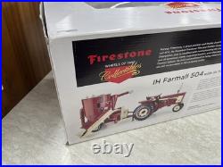 FIRESTONE WHEELS OF TIME INTERNATIONAL HARVESTER IH FARMALL 504 WithGRINDER MILL