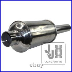 Factory Second Stainless Steel Muffler Fits International Tractors 370644R91
