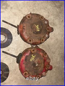Farmall 340 IH tractor R & L set complete disc brake assembly with covers