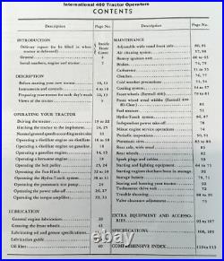 Farmall 400 Gas Tractor Service Manual Parts Catalog Operators Repair Shop Set