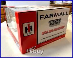 Farmall 540 International Harvester with Cultivator Tractor Diecast 1/16, 2007 Box