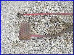 Farmall 656 Rowcrop High Utility tractor IH brake pedal with linkage rod