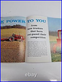 Farmall 706 & 806 Tractor 24 Page Sales Brochure Good Condition