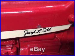 Farmall 806 Tractor Autographed by Joseph Ertl RARE Die-cast MIB HUGE 1/8 Scale