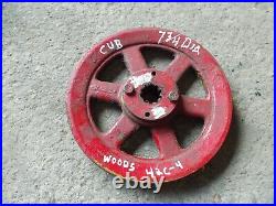 Farmall Cub IH tractor Woods main drive 7 3/4 pulley woods 42C 42-C belly mower