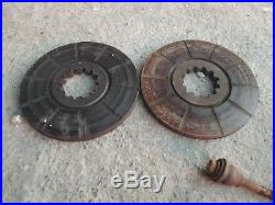 Farmall Early SM Super M IH tractor R & L set complete disc brake assembly