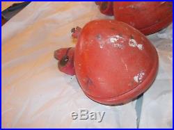Farmall H M tractor Original IH front working 6V head lights & Cast Clamps