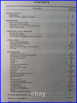 Farmall IH International Harvester 1948 Cub Tractor Owners Manual