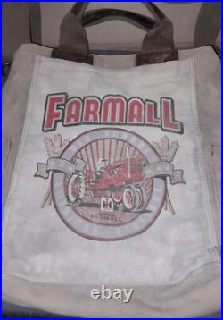 Farmall International Harvester Tractor Canvas Messenger Bag Selina Vaughan Vtg