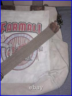 Farmall International Harvester Tractor Canvas Messenger Bag Selina Vaughan Vtg