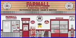 Farmall International Harvester Tractor Dealer Scene Wall Mural Sign Banner Art