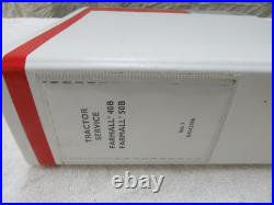 Farmall Tractor 40B 50B International Harvester Case Service MANUAL 84542386