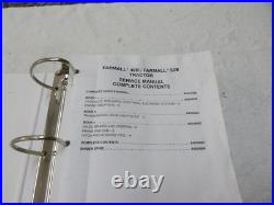 Farmall Tractor 40B 50B International Harvester Case Service MANUAL 84542386
