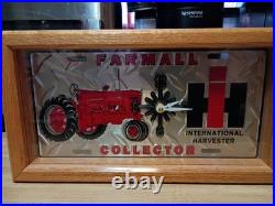 Farmall Tractor International Harvester Working Wall Clock