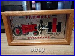 Farmall Tractor International Harvester Working Wall Clock