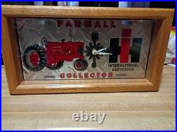 Farmall Tractor International Harvester Working Wall Clock