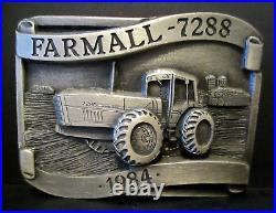 Farmall Works Rock Island IL IH International 7288 4WD Tractor Belt Buckle 1984