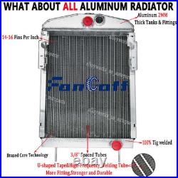 Fit Farmall International Harvester M MD Super M Radiator 3 Row #351798R92 NEW