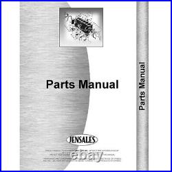 Fits International Harvester 10-BN Tractor Parts Manual