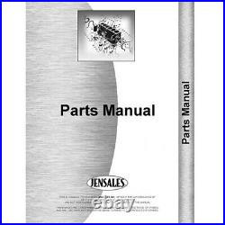 Fits International Harvester 503 Combine Tractor Parts Manual