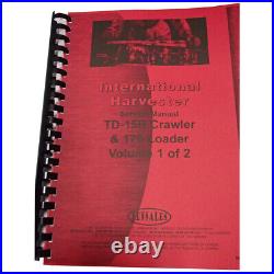 Fits International Harvester TD15B Crawler Chassis Only Service Manual