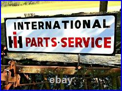 HAND PAINTED INTERNATIONAL HARVESTER Truck Parts Service IH SHOP TRACTOR SIGN