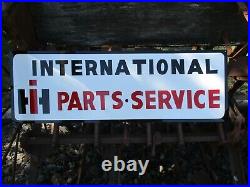 HAND PAINTED INTERNATIONAL HARVESTER Truck Parts Service IH SHOP TRACTOR SIGN