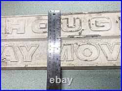 Hough Payloader PAY MOVER Vintage Sign plate 20x6 4 lbs IH tractor NICE