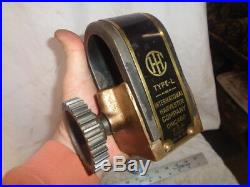 IHC brass L magneto rare International Harvester for Hit Miss Gas Engine Tractor