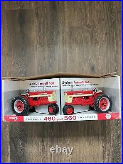 IH 460 & 560 Combo Set International Harvester Ertl Farmall 1/16 Tractors 2004