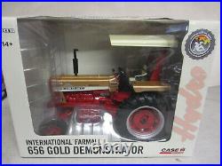 IH Farmall Model 656 Gold Demo Toy Tractor 2011 NFTM Edition 1/16 Scale, NIB