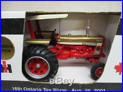 IH Farmall Model 656 Hydro Toy Tractor 2001 Ontario Show 1/16 Scale, NIB