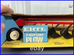 IH International 7 Bottom Plow tractor implement Blue Box 116 NICE BOX