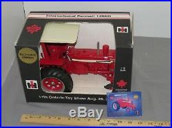 IH International Farmall 1256 Diesel Toy Tractor 2002 Ontario 116 NIB ROPS