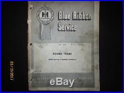 IH International Harvester 500 Crawler Tractor Blue Ribbon Sevice Manual 1966