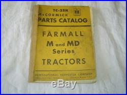 IH International Harvester farmall M MD series tractor parts catalog manual