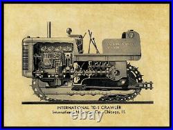 IH TD-9 Crawler Tractor Metal Sign 24 x 30 USA STEEL XL Size 7 lbs