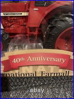 INTERNATIONAL 1466 FARMALL 40th Anniversary Die Cast Tractor NIB