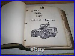 INTERNATIONAL HARVESTER 1980's Farm Tractor Implement Dealer SALES KNOW HOW Book