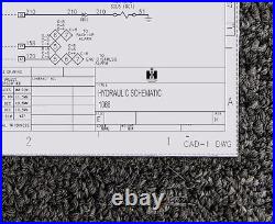 INTERNATIONAL HARVESTER IH WHEEL TRACTORS 1066 Hydraulic Schematic Manual Diagra