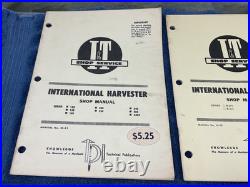 I&T International Harvester Tractor Implement Shop Manual Lot of 12