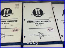 I&T International Harvester Tractor Implement Shop Manual Lot of 12