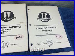 I&T International Harvester Tractor Implement Shop Manual Lot of 12