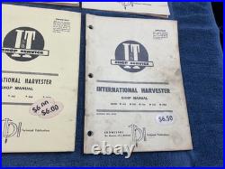 I&T International Harvester Tractor Implement Shop Manual Lot of 12
