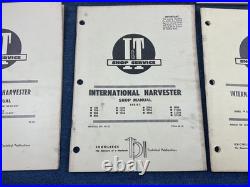 I&T International Harvester Tractor Implement Shop Manual Lot of 12