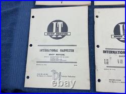 I&T International Harvester Tractor Implement Shop Manual Lot of 12