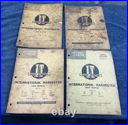 I&T International Harvester Tractor Implement Shop Manual Lot of 12