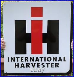 Ih International Harvester 22 Farm Tractor Porcelain Like Enamel Sign